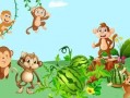 猴王吃瓜ppt图片,一场奇幻的瓜果盛宴