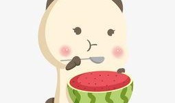 吃瓜熊卡通头像